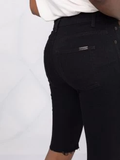 Saint Laurent fitted knee-length denim shorts