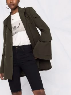 Saint Laurent fitted knee-length denim shorts