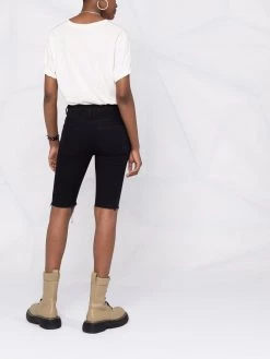 Saint Laurent fitted knee-length denim shorts