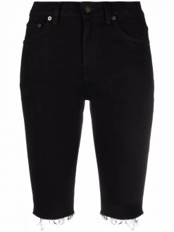 Saint Laurent fitted knee-length denim shorts
