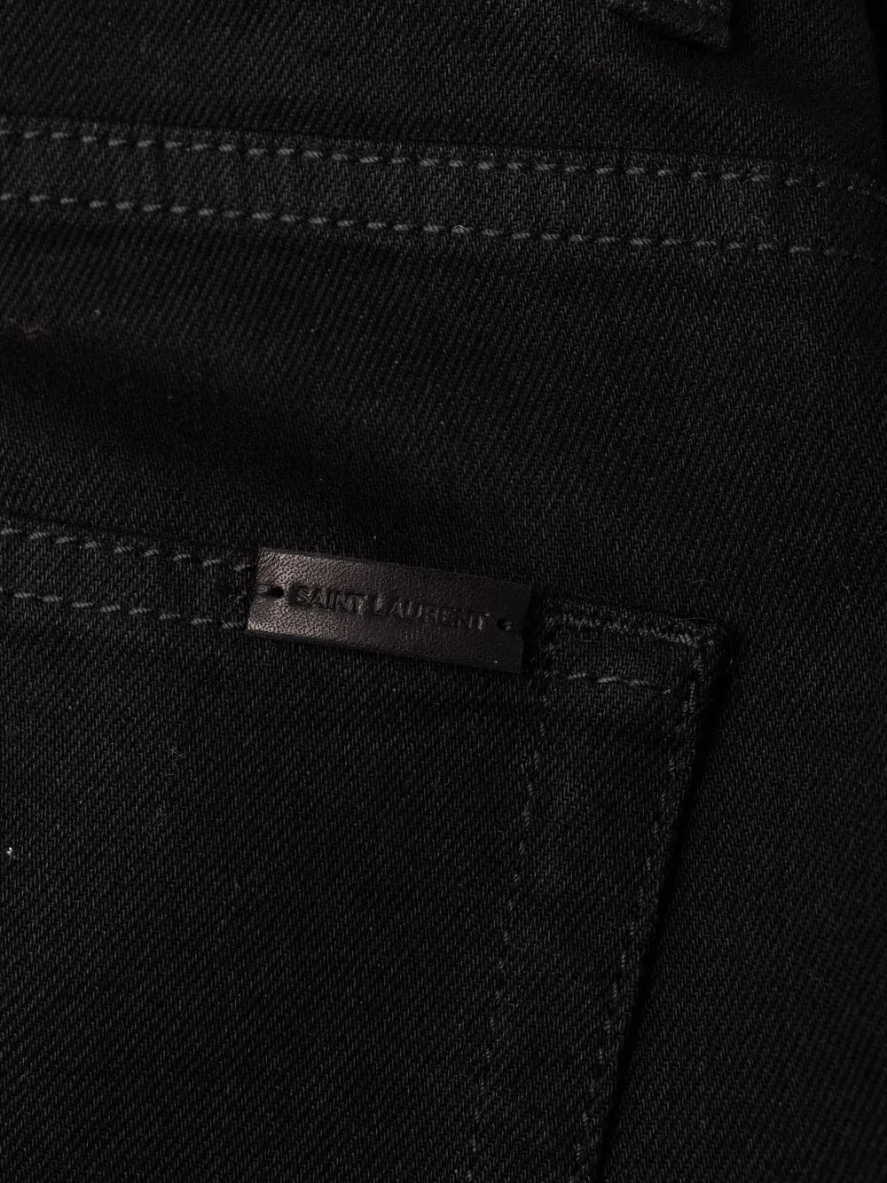 Saint Laurent fitted knee-length denim shorts