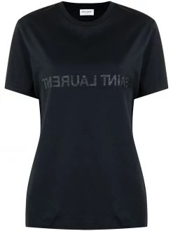 Saint Laurent reverse logo cotton T-shirt