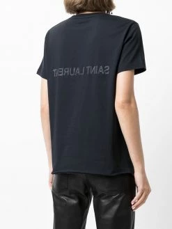 Saint Laurent reverse logo cotton T-shirt