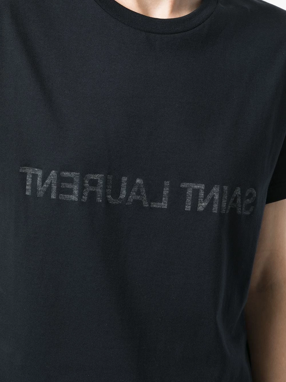 Saint Laurent reverse logo cotton T-shirt