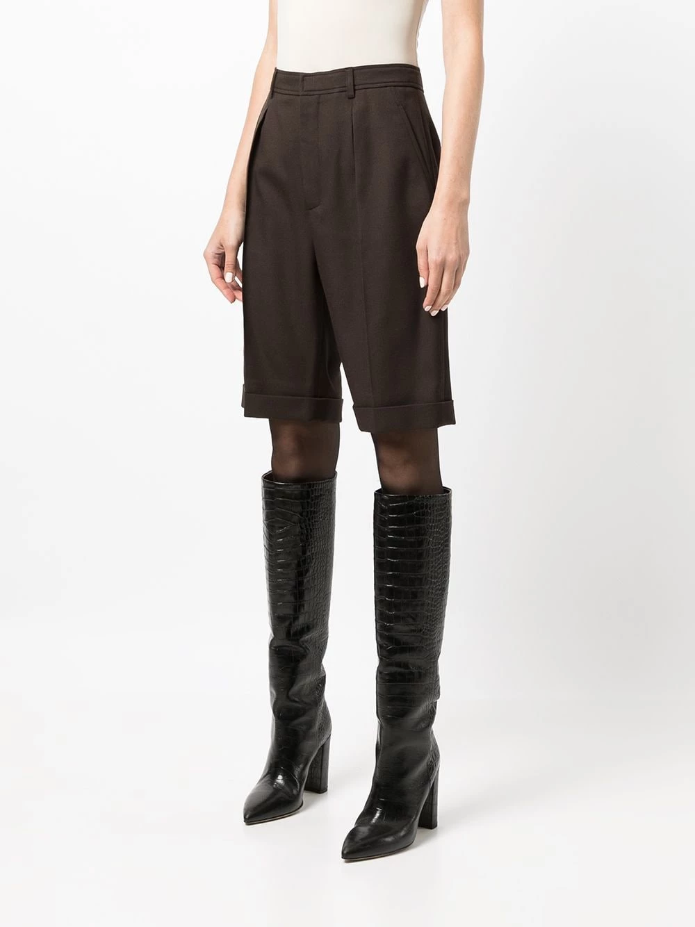 Saint Laurent tailored wool shorts