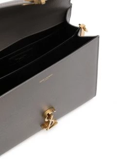 Saint Laurent logo-plaque tote bag