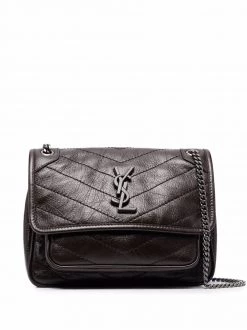 Saint Laurent Niki logo plaque shoulder bag
