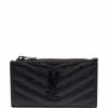 Saint Laurent Monogram Fragments zipped cardholder