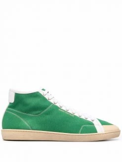 Saint Laurent mid-top lace-up sneakers