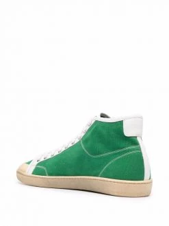 Saint Laurent mid-top lace-up sneakers