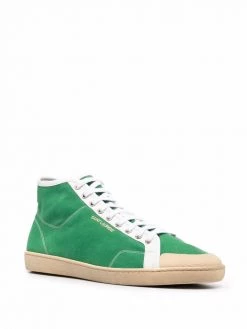 Saint Laurent mid-top lace-up sneakers
