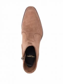 Saint Laurent Wyatt side-zip ankle boots