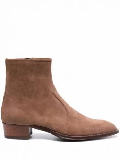 Saint Laurent Wyatt side-zip ankle boots