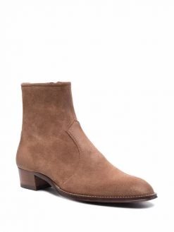 Saint Laurent Wyatt side-zip ankle boots