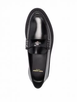 Saint Laurent Teddy Penny leather loafers