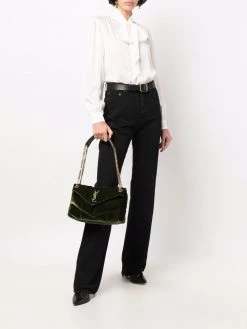 Saint Laurent Puffer small quilted bag