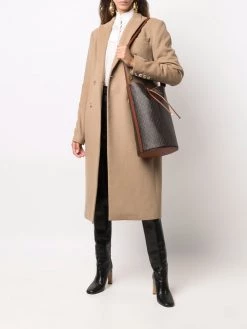 Saint Laurent monogram pattern bucket bag