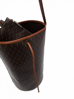 Saint Laurent monogram pattern bucket bag