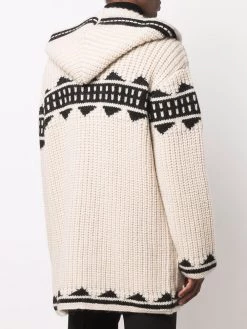 Saint Laurent open front knitted hoodie