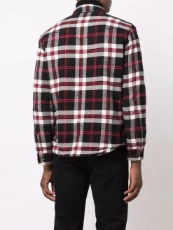 Saint Laurent Oversize Western faux shearling-lined jacket