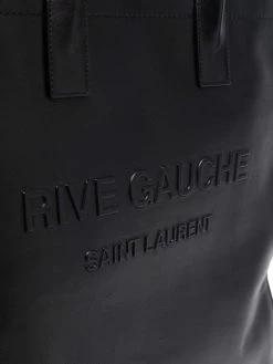 Saint Laurent logo embossed tote bag