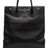 Saint Laurent logo embossed tote bag