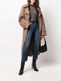 Saint Laurent Authentic high-rise cropped trousers