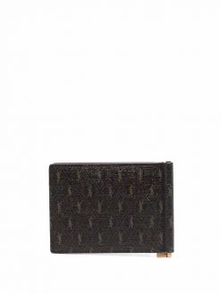 Saint Laurent monogram-pattern cardholder