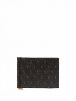 Saint Laurent monogram-pattern cardholder