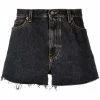 Saint Laurent frayed-edge denim shorts