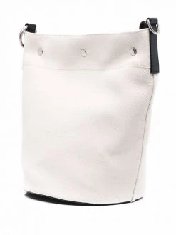 Saint Laurent logo-print bucket shoulder bag