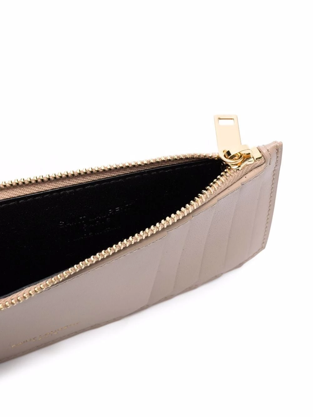 Saint Laurent logo-print zipped cardholder