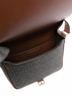 Saint Laurent Monogram-print messenger bag