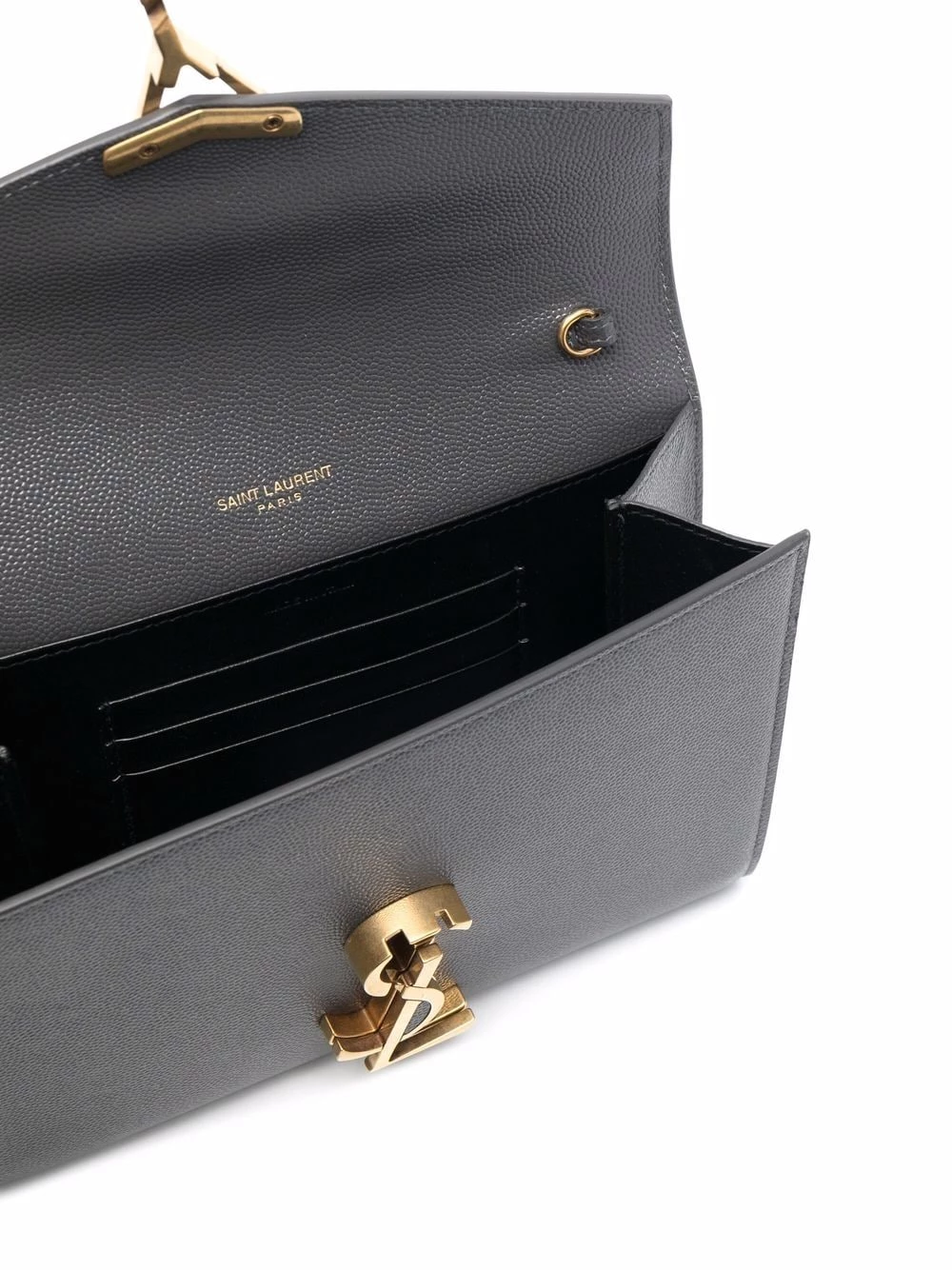 Saint Laurent logo-plaque crossbody bag