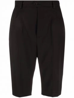 Saint Laurent high-waisted knee-length shorts