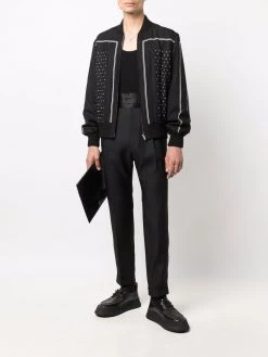 Saint Laurent polka-dot pattern bomber jacket