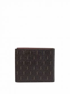 Saint Laurent all-over monogram wallet