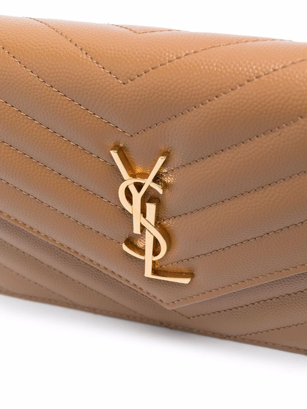 Saint Laurent logo-plaque quilted crossbody bag