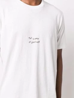 Saint Laurent The Sound of Silence cotton-jersey T-shirt