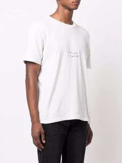 Saint Laurent The Sound of Silence cotton-jersey T-shirt
