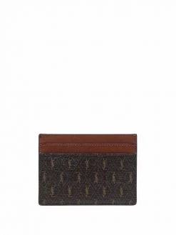 Saint Laurent logo card holder