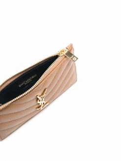 Saint Laurent Monogram zipped cardholder