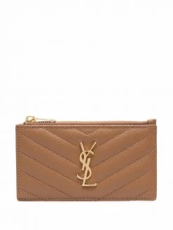 Saint Laurent Monogram zipped cardholder