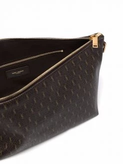 Saint Laurent monogram-print shoulder bag