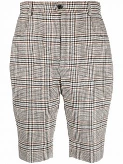Saint Laurent checked tailored shorts