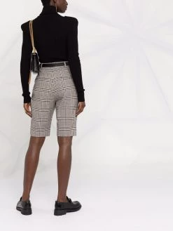Saint Laurent checked tailored shorts