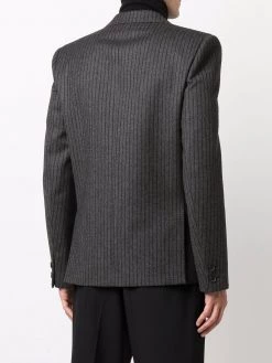 Saint Laurent striped double-breasted blazer