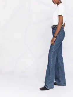 Saint Laurent slogan-print short-sleeve T-shirt