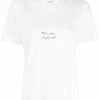 Saint Laurent slogan-print short-sleeve T-shirt