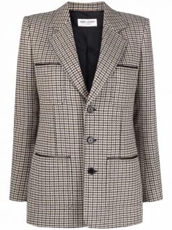 Saint Laurent notched-lapel single-breasted jacket